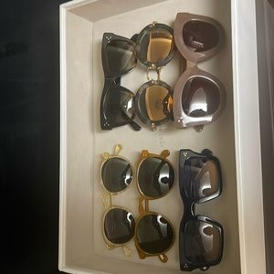 Lot of 6 Designer Brand Sunglasses for Women